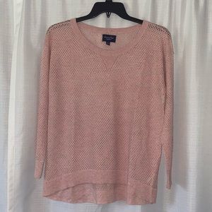 Pink Speckled Crewneck Sweater